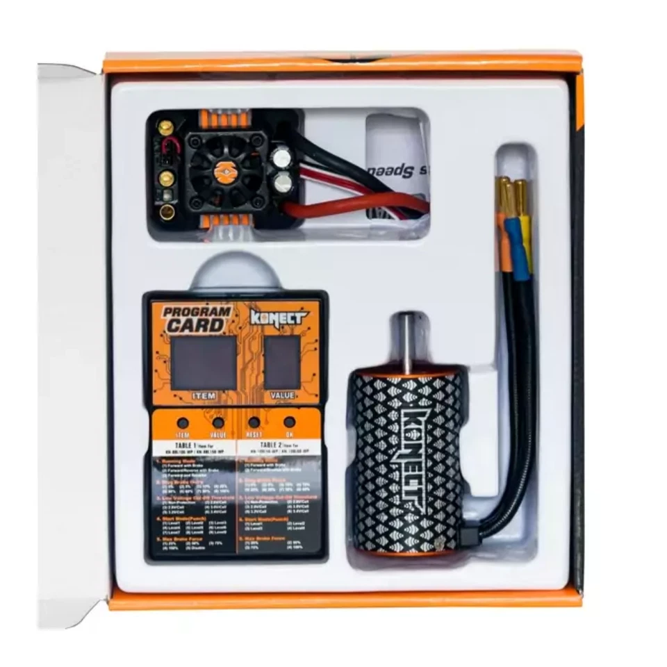 Konect Brushless SCT Combo 3150kv Motor 80a ESC Waterproof Tekno Losi TLR RC Car - Image 2 of 4