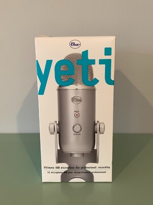 Logitech Blue Yeti USB Microphone - Silver Edition New Ships Fast
