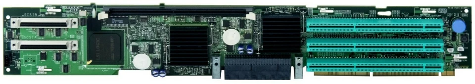 Dell 0GJ871 Riser Lavagna Pci-X SCSI PowerEdge 2850 3xPCI-X 2xSCSI 68-PIN 1xDDR2 - Immagine 2 di 2