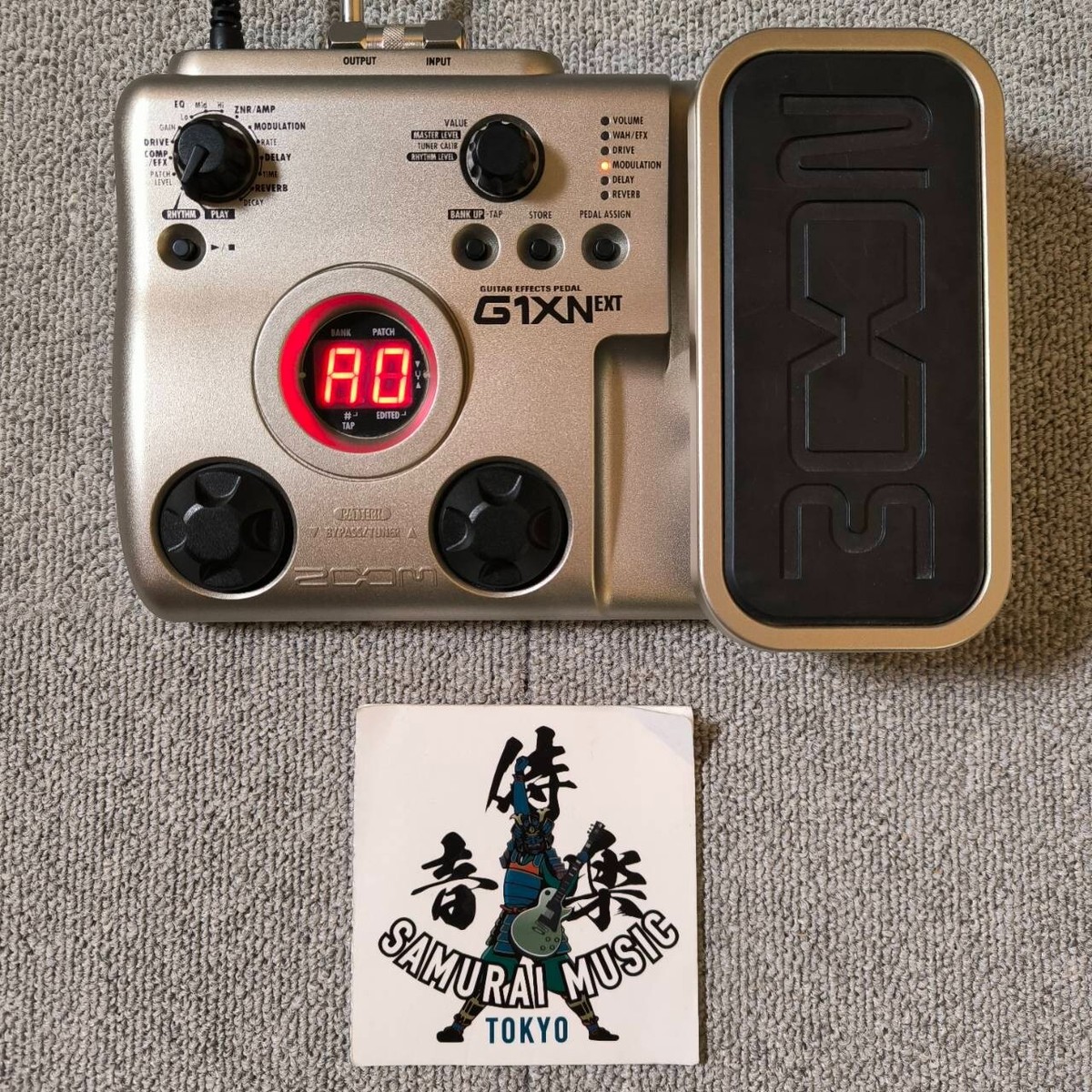 その他 ayamax ZOOM G1XN EXT Guitar Multi Effect Pedal Used & working W/ AC