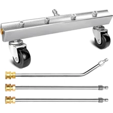 Pressure Washer Undercarriage Cleaner Under Car Wash 30° Angled Extension Wand