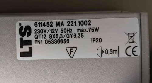 LTS® - Strahler mit Stromschienenadapter, Art. 611452 MA 221.1002, gebraucht - Bild 4 von 4