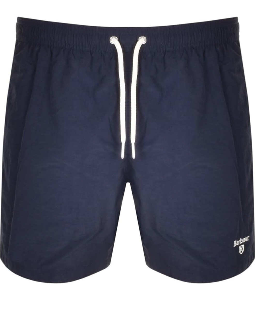 Barbour Regular-Fit Men's Swimshort Trunks Swimsuit, Navy, Size