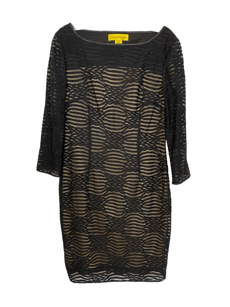 Catherine Malandrino Black Lace Shift Mini Dress | Size 8 Catherine Malandrino Black Lace Shift Mini Dress | Size 8