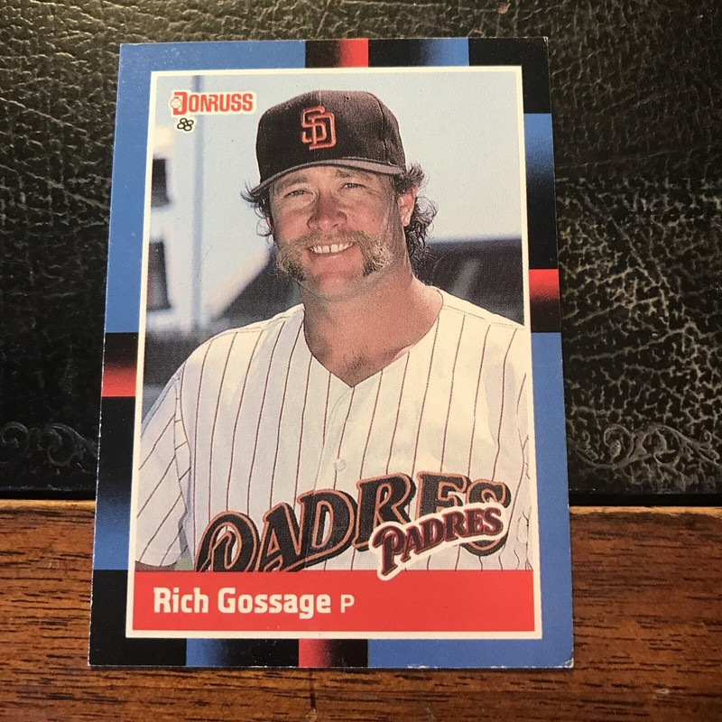 1988 DONRUSS #434 RICH GOSSAGE IN EX CONDITION.  HOF