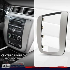 Center Dash Radio Surround Bezel Dash Trim Panel Fit For 2007-2013 Chevy GMC