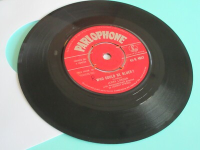 JERRY LORDAN - 'WHO COULD BE BLUER? / DO I WORRY 1960 PARLOPHONE 45-R 4627