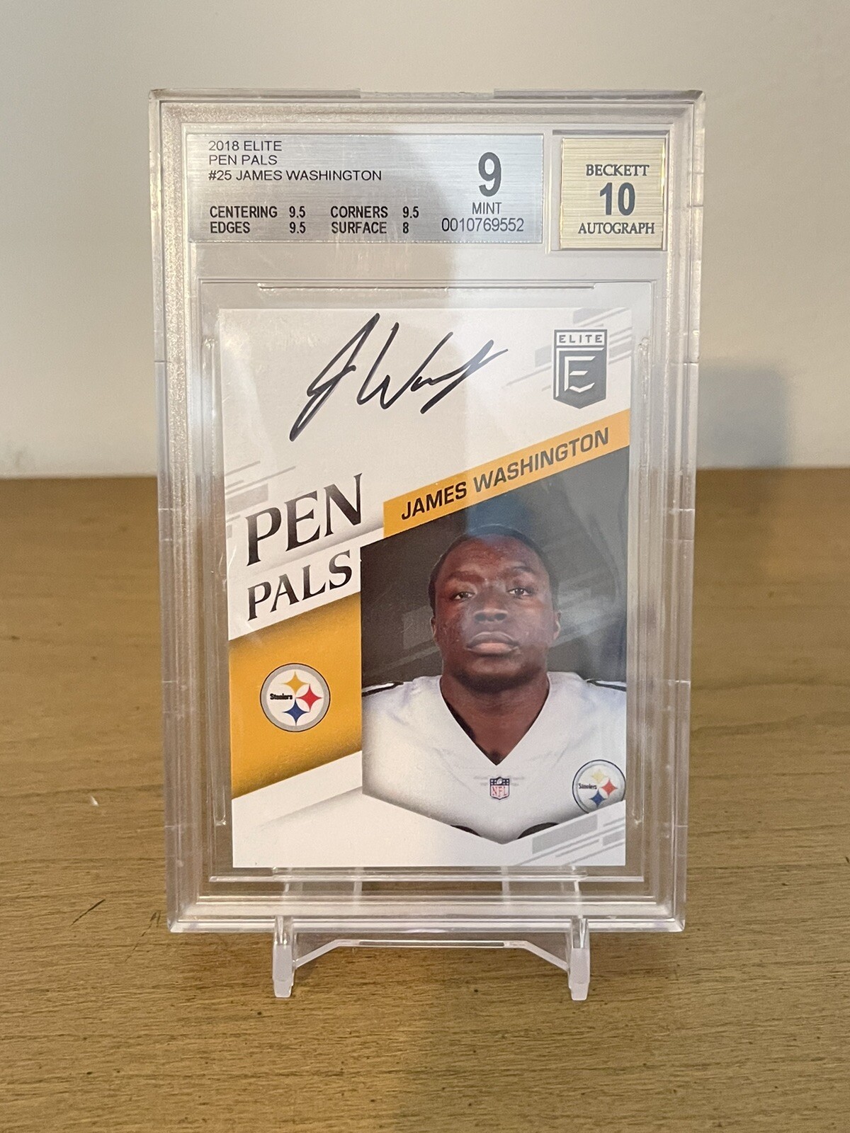 James Washington Panini Donruss Elite Pen Pals Autographs #JW Base