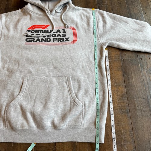 Formula 1 Las Vegas Grand Prix Unisex Hoodie Large Heather Gray Classic Pullover - Picture 12 of 16