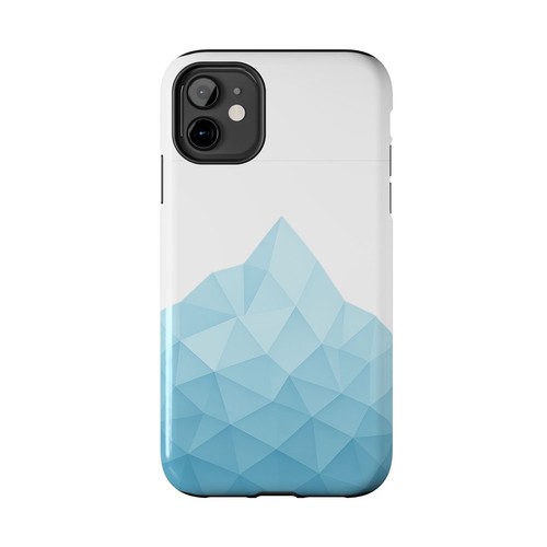 Geometric Iceberg Tough Phone Case, Abstract Glacier Hiking Design, Protective - 第 71/81 張圖片