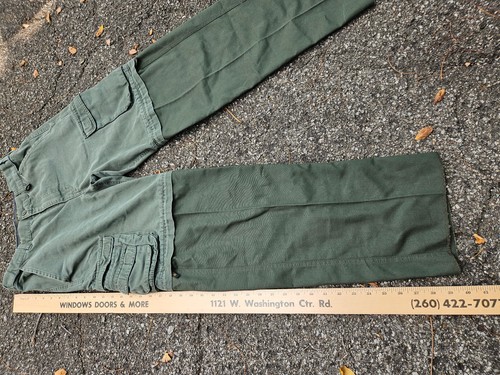 BSA Boy Scouts of America Uniform Pants Green Switchback Men's 30 x 38 Youth 16 - Picture 4 of 8