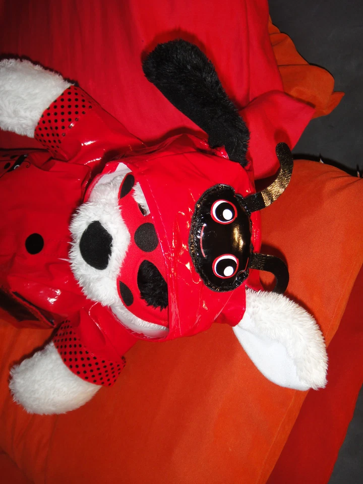 Build-A-Bear Workshop Bär Teddy TeddyBär mit Kleidung !! Hund Dog Ladybug Schuhe - Bild 2 von 4