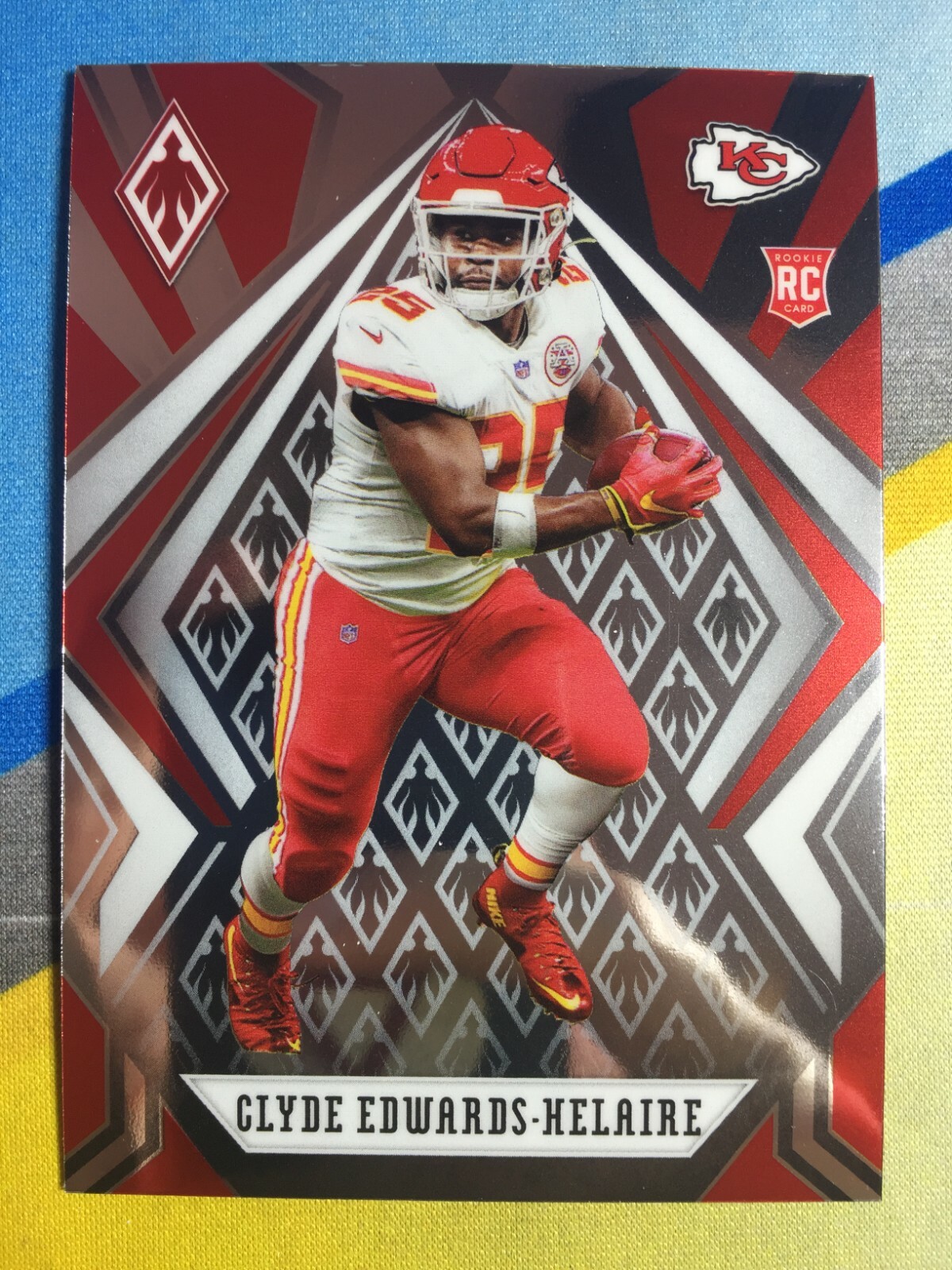 2020 Phoenix Football CLYDE EDWARDS-HELAIRE Kansas City Chiefs Base Rookie #121