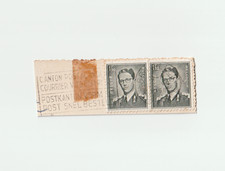Vintage King of Belgium 1F50 Stamps 1958 P-1-b