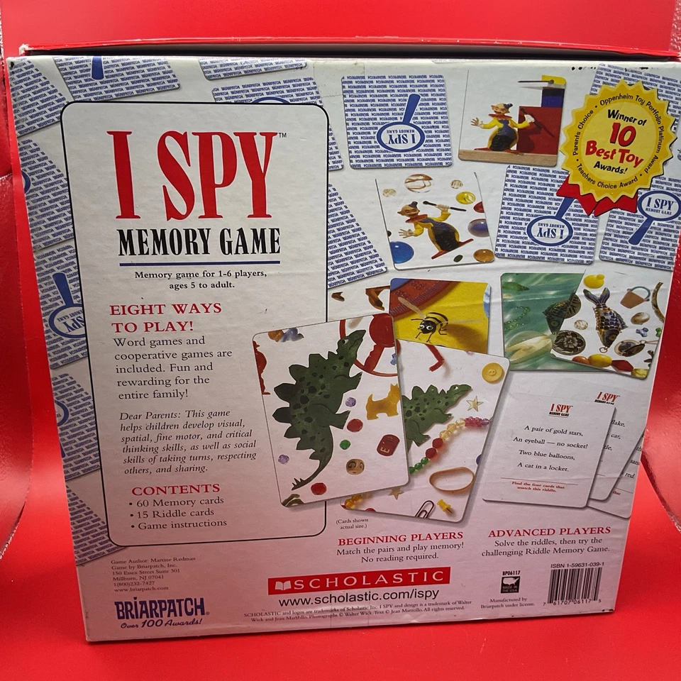 I Spy Memory Game A Game Of Picture Riddles - Image 2 of 3