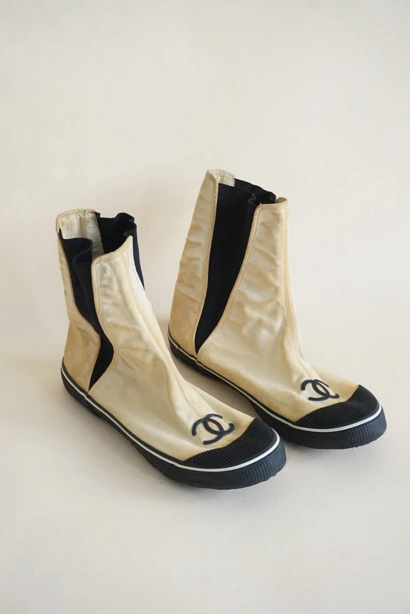 CHANEL White Boots for Women for sale | eBay