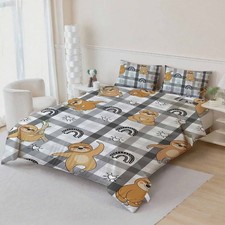 3D Cartoon Sloth Kids Quilt