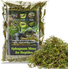 Sukh Sphagnum Moss for Reptiles - Terrarium Reptiles Moss Green Dried Peat Moss