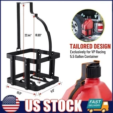 Fuel Jug Gas Can 5.5Gallon Container Holder Rack Bracket Mount fit VP Racing Can