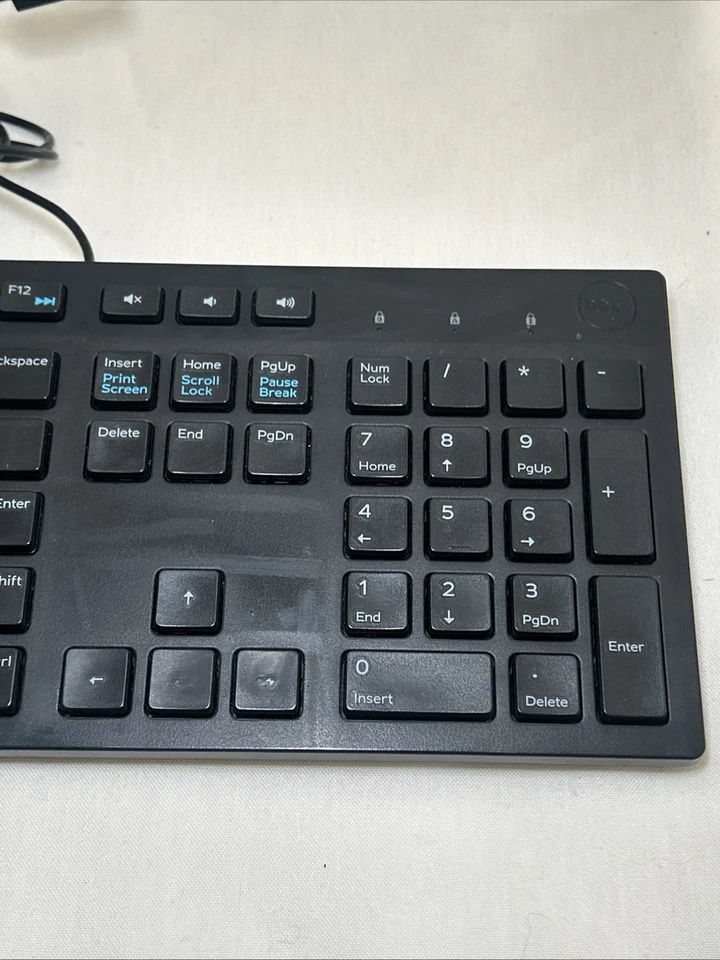 Dell KB216T Slim USB Computer Keyboard - Black DP/N 0RKR0N - Image 2 of 4