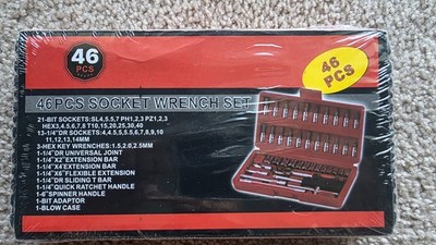 Buy 1 Get 1 FREE 46 Piece Socket Wrench Set