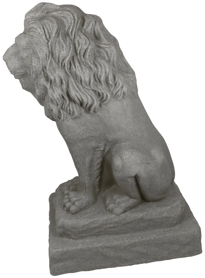 Guardian Lion Statue – Natural Granite Appearance – Made of Resin – Lightweig... - Image 2 of 4