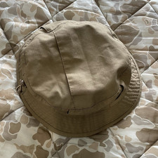 Helikon-Tex CPU Hat Beige Ripstop Bucket Hat with Chin Strap Size M 7 1/4