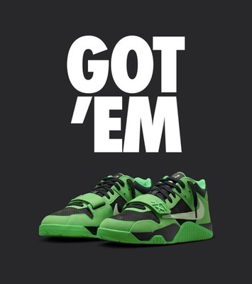 Nike Jordan CJ1 T-Rexx Green Spark Travis Scott, 42
