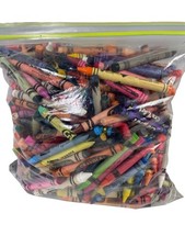 Bulk Assorted Broken Crayons 4 Pounds Mixed Colors Arts, Crafts Supplies, Meltin
