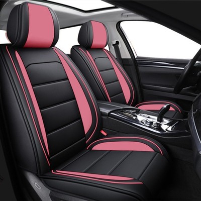Luxury Leather Car Seat Covers For Honda 5-Seats Full Set Front Rear Protector