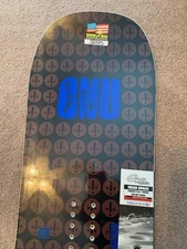 GNU- Headspace- Snowboard- 2021-Colors-Multi. Blue/Black - Stickers Still On