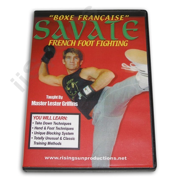 Savate French Foot Fighting kickboxing karate DVD Lester Griffins