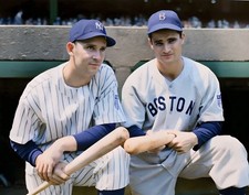 Joe Gordon & Bobby Doerr-new-color Colorized 8x10 Print-FREE SHIPPING