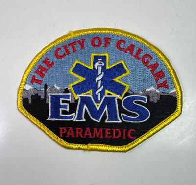 Calgary City Paramedic EMS Canada Emergency Medical Service Patch H10