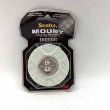 Scotch Mount Indoor Double Sided Mounting Tape 1/2" x 80" 1 Pack