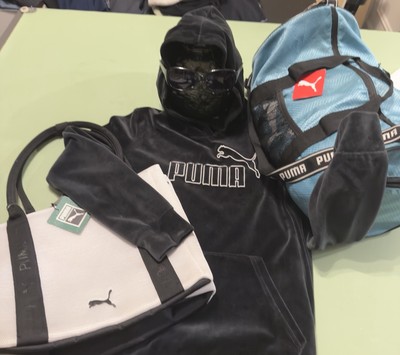 PUMA Brand New Hoodie Plus Two PUMA Athletic Totes