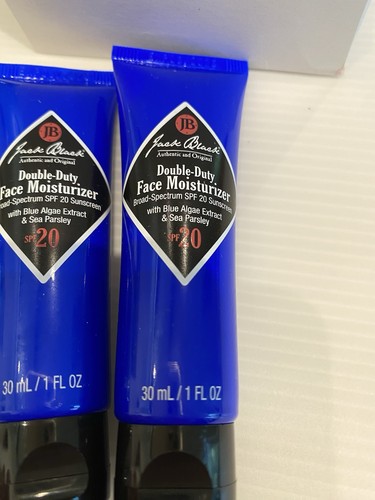 2x JACK BLACK Double Duty Face Moisturizer SPF 20 1 oz./30ml Travel Sz Ex 5/26 - Picture 2 of 3