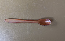 kleiner alter Hornlöffel 10 cm @ Löffel Portionierlöffel Horn @Apotheke Rezeptur