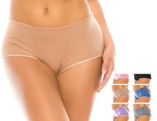 Women's Boyshorts Underwear Multicolor Cotton Blend Briefs Shorts 12 Pack