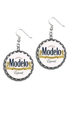 Modelo Especial beer pair of earrings  style look  must have lite weight