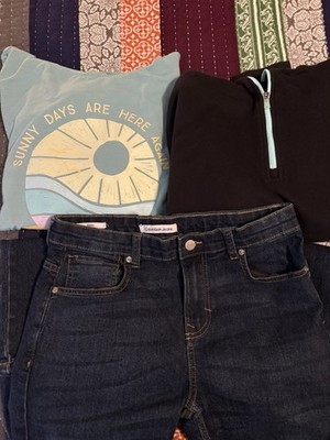 Calvin Klein Jeans Girls Size 18 Tek Gear SO 18/20 Shirts Clothing Lot Of 3