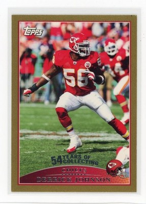 2009 Topps #253 Derrick Johnson Gold #/2009 A10