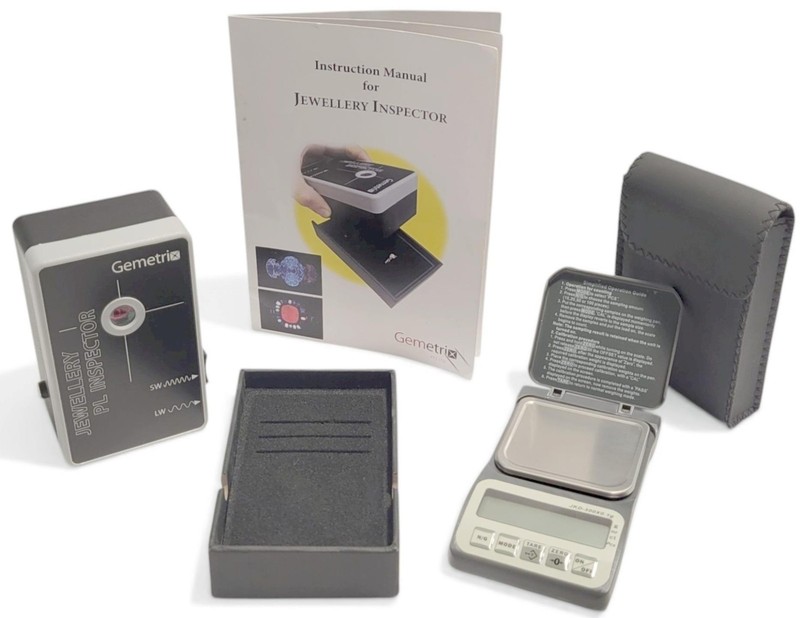 GEMETRIX PL PHOTO LUMINESCENCE SW/LW UV DIAMOND JEWEL/GEM JEWELLERY INSPECTOR