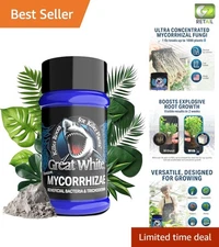 1 Oz Great White Mycorrhizae - Beneficial Bacteria for Plants & Root Development