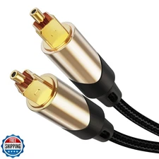 CableCreation 10FT Optical Audio Cable, Toslink Cable Male to Mal