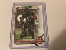 KENNETH WALKER III, ‘22 Bowman, #82, ✒️🏈AUTOGRAPHED/ROOKIE🏈🖋️-SB LX MVP!!!