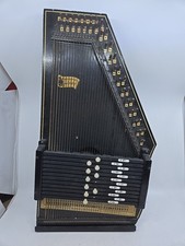 Vintage Oscar Schmidt Black Mid-Century 36 String 12 Chords Autoharp