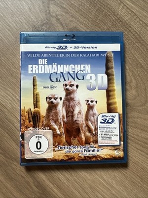 Blu-Ray   Die Erdmännchen Gang 3D - Wilde Abenteuer in der Kalahari Wüste #K9