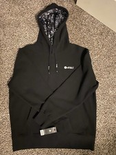 NWT Ethika Men s Pullover Hoodie Size Small Black Fits Like Medium.