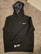NWT Ethika Men’s Pullover Hoodie Size Small Black Fits Like Medium.